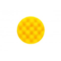 Tampón Espuma Pulido 85mm Amarillo Ondulado 2