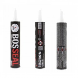 BOSSEAL Poliuretano lunas 60 minutos negro, 300 ml Bossauto