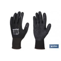 NETO - COFAN - GUANTE 100% POLIESTER 2 UDS. NEGRO T-9