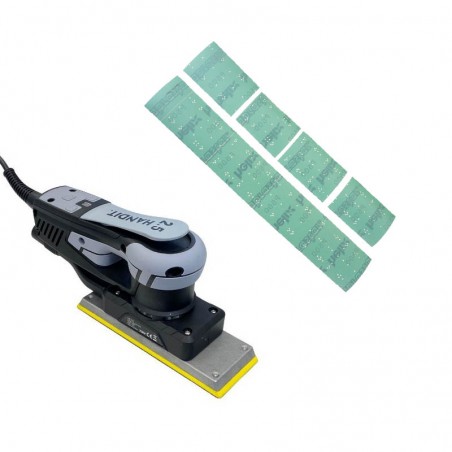 Lijadora Eléctrica Garlopa Sin Escobilla HANDIT 350W 70x200mm Asp. Orb. 2.5mm .