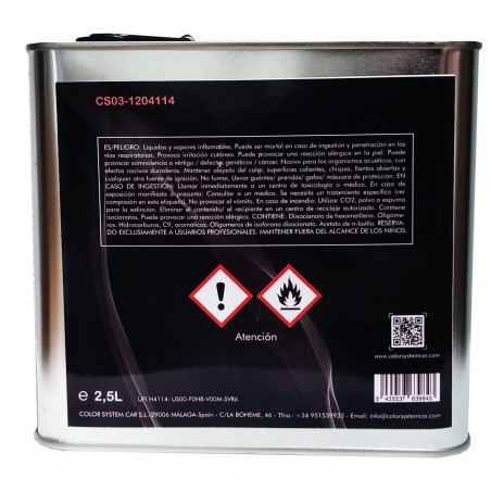 Catalizador UHS Premium Lento 2,5Lts CSC