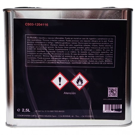 Catalizador UHS Premium Rapido 2,5Lts CSC