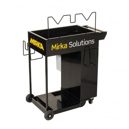 Kit Trolley Mirka Solution Aspirador1230 + lijadora Mirka DEOS383 + Lijadora DEROS eléctrica 650 eléctrica + Tubuladura+ Trolley