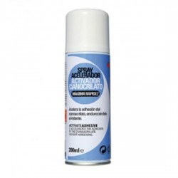 Spray acelerador activador de cianocrilato, 200 ml. Bossauto
