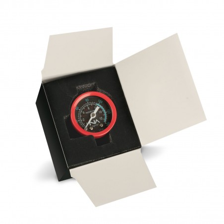 Manometro Volumetrico NA Aguja Magnetica Rojo - Negro