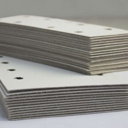 URAX Tiras abrasivas de 70 x 420 mm 14 agujeros Ud. FILM VERDE