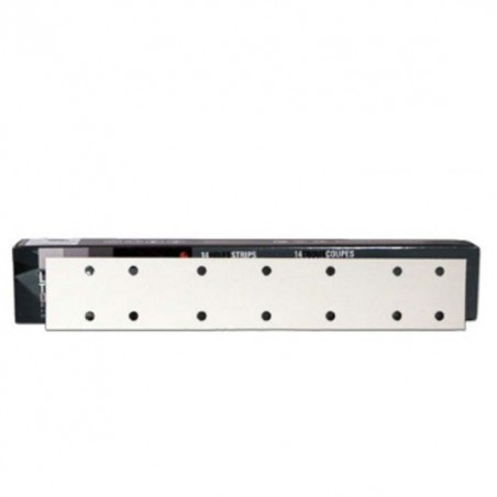 URAX Tiras abrasivas de 70 x 420 mm 14 agujeros Ud. FILM VERDE