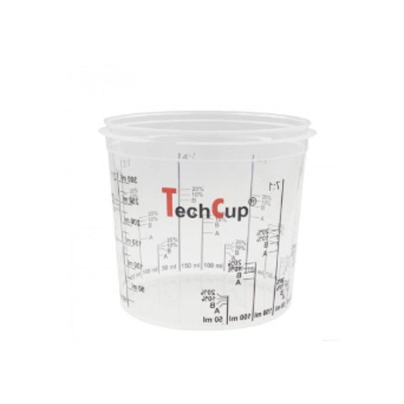 Vaso de mezcla reutilizable y calibrado TechCup 385 ml. Bossauto