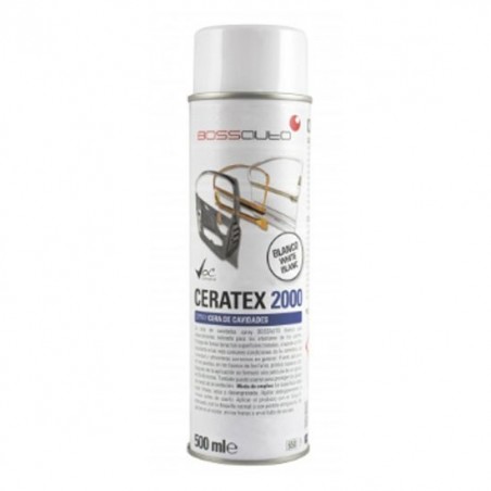 Cera de cavidades spray Bossauto Blanca, 500 ml.