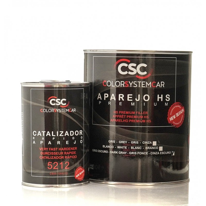 NETO Kit Aparejo Premium 3,6L. GRIS + Catalizador Very Fast 0,9L. CSC