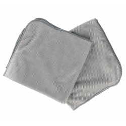 Bayeta Microfibra 400x400mm Gris, 2/bolsa